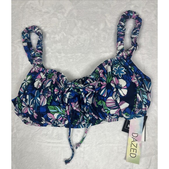 Sundazed Ledia Top Swimwear Bikini Top Floral Multicolor Size 36 B/C NEW - Picture 1 of 9